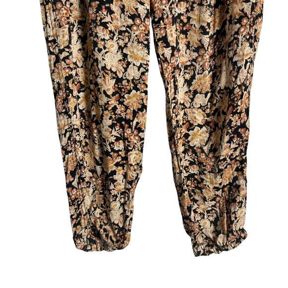 Anthropologie Diandra Floral Print High Rise Pleated Jogger Pants Size 10 - Picture 10 of 14